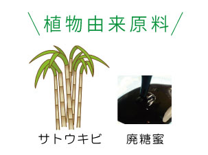 バイオターフ®は植物由来原料