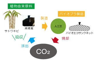 バイオポリエチレンの活用で温室効果ガスを削減