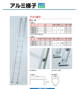 アルミ梯子・取付金具